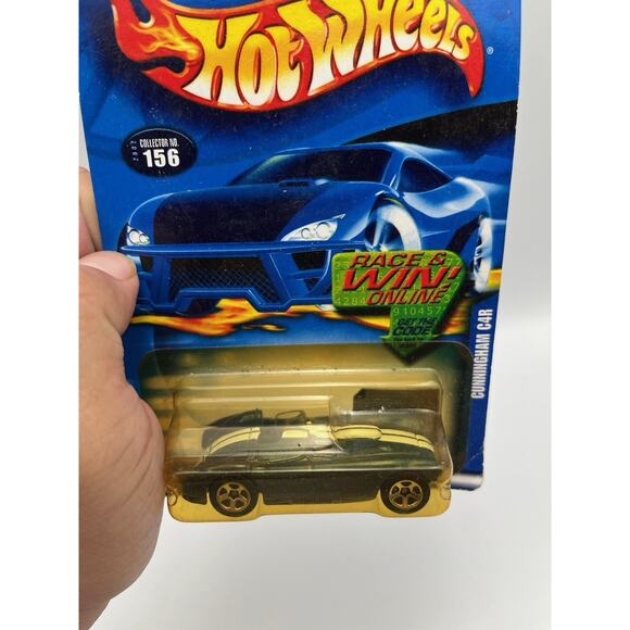 2002 Hot Wheels Collector #156 Cunningham C4r Blue W/chrome 5 Spoke Wheels China - Picture 4 of 6